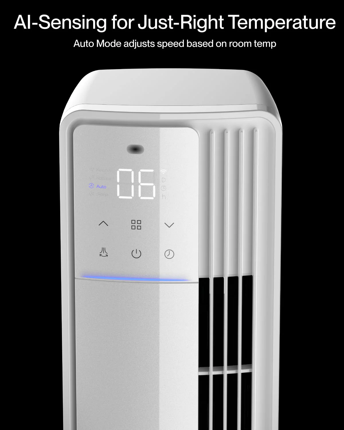 DELLA 42" Ultra Quiet Smart Tower Fan with Voice/APP/Remote Control - Image 16