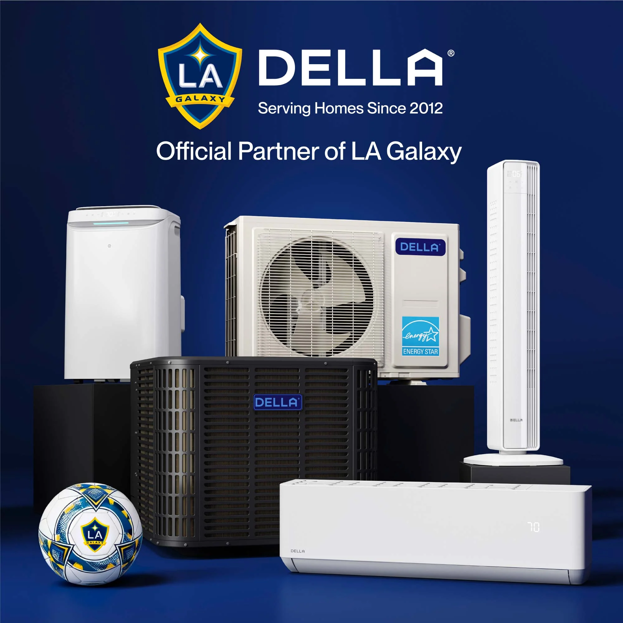 DELLA 42000 BTU Tri-Zone Ceiling Cassette Mini Split AC (18K+18K+18K) - Up to 3000 Sq.Ft. - Image 6