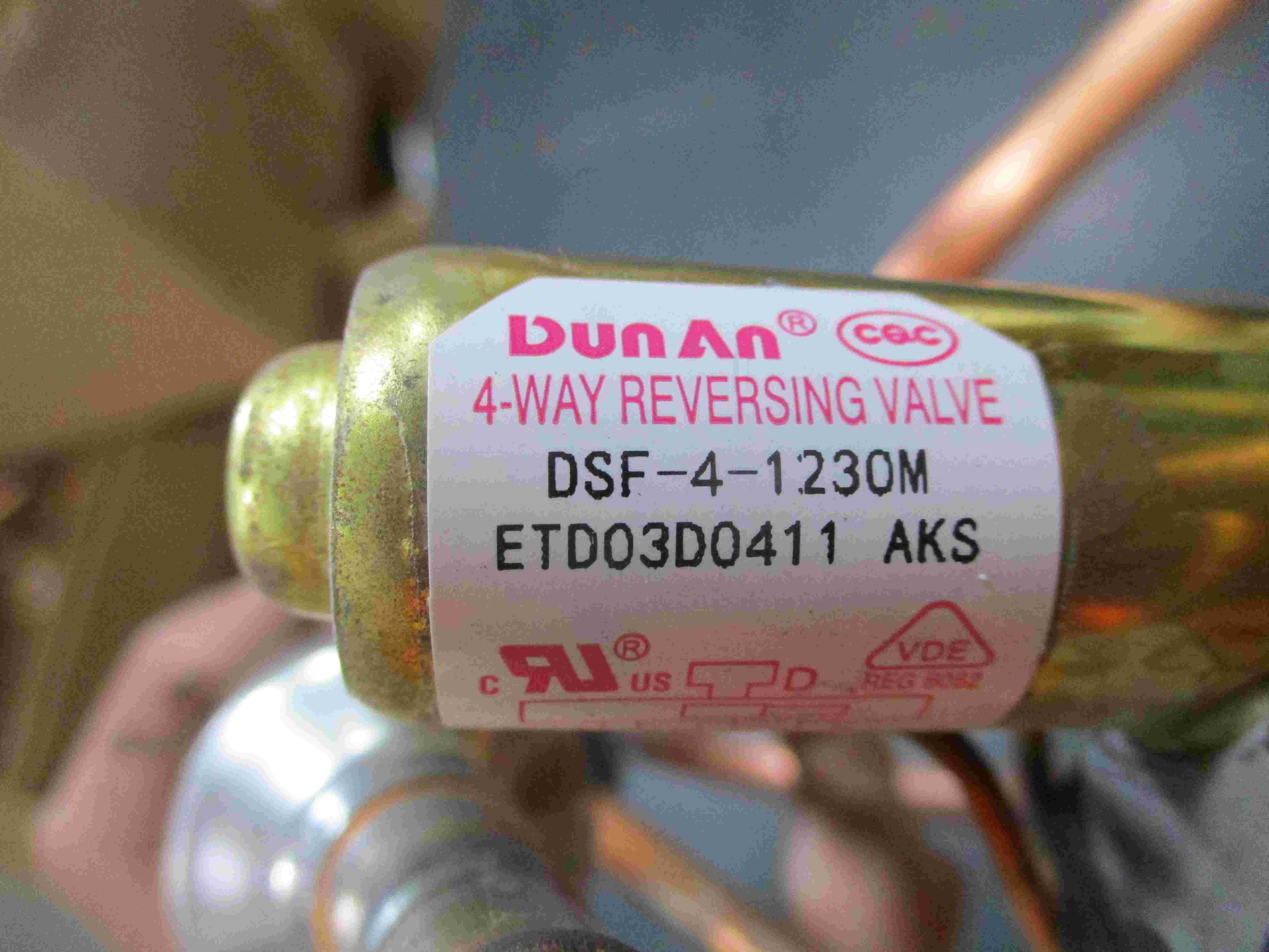 DELLA Replacement 4-Way Valve for MS-18K2VR-17S Outdoor Unit - Image 2