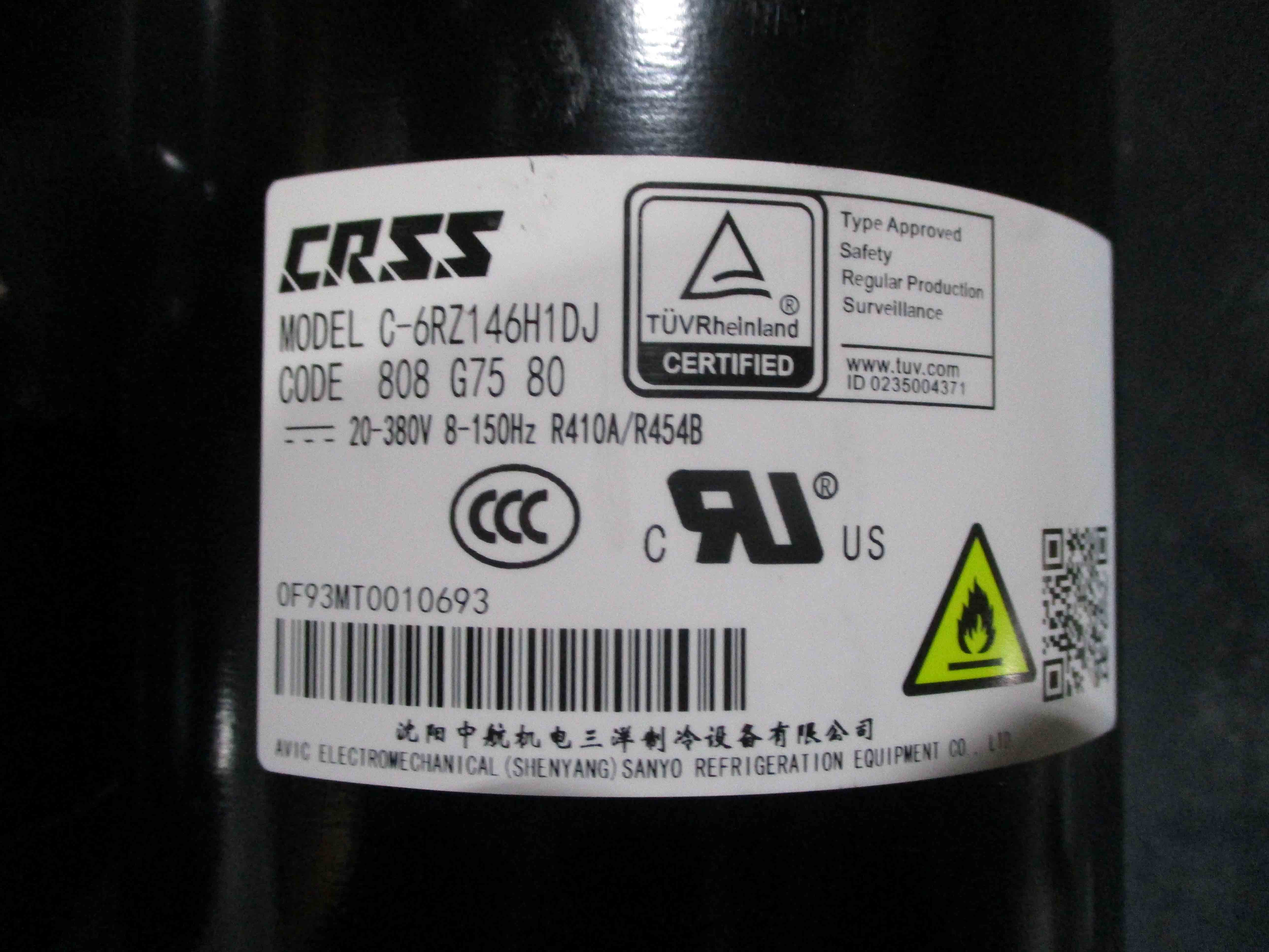 DELLA Replacement Compressor for TL-18K Modu - Image 6