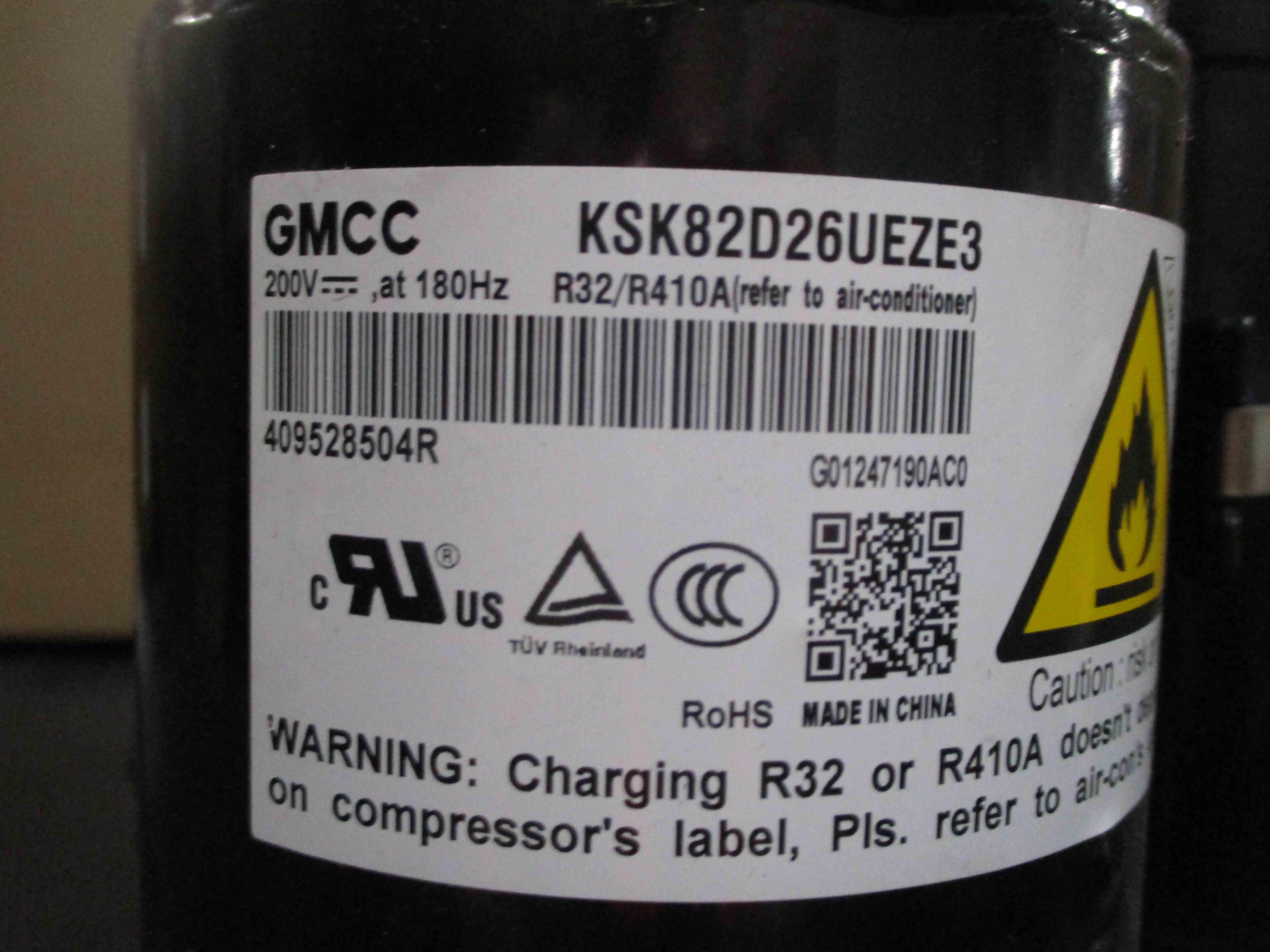 DELLA Replacement Compressor for TL-9LKV-19S, TL-9K2V-19S Outdoor Unit - Image 4