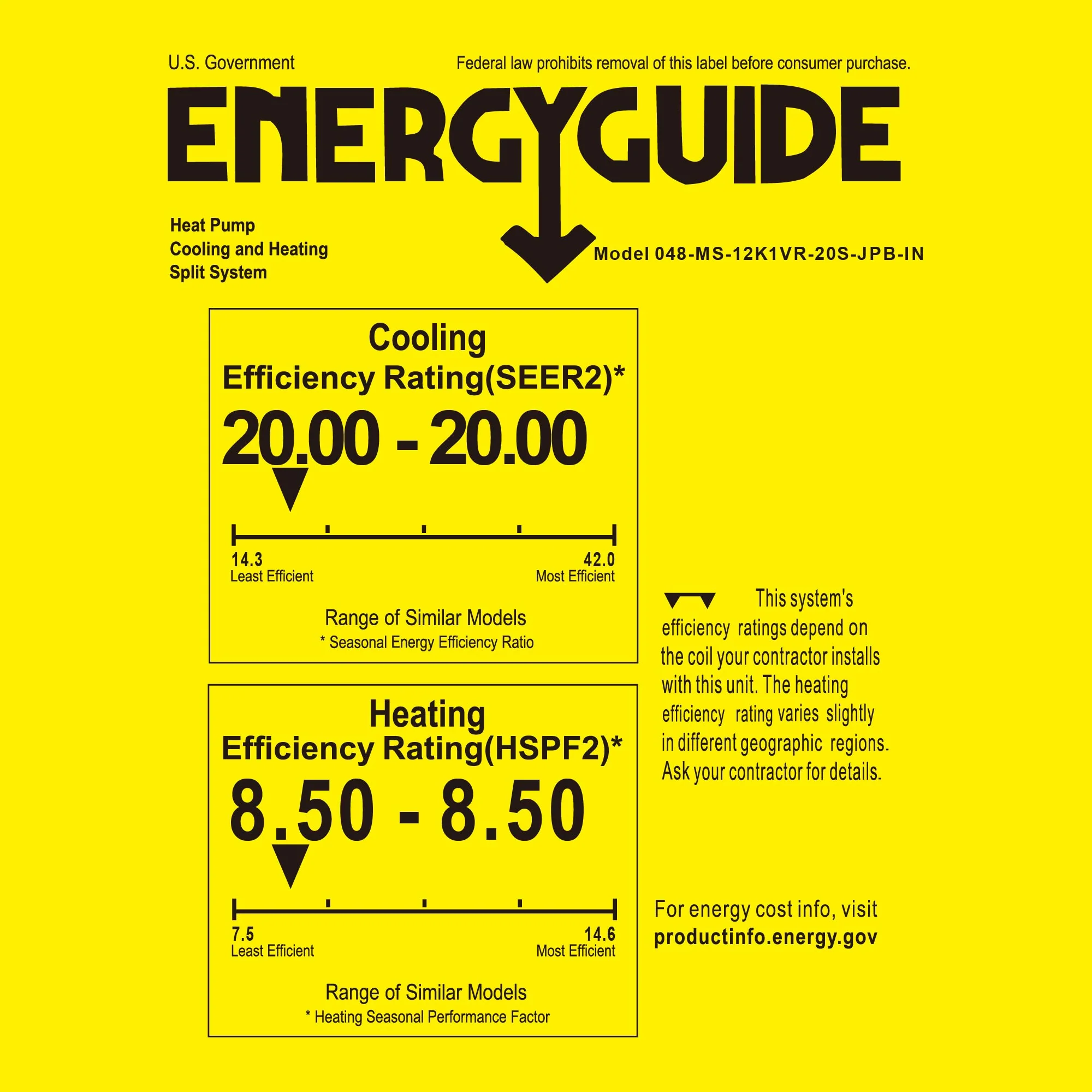 DELLA Umbra Series 12000 BTU 20 SEER2 Mini Split Heat Pump AC - Up to 550 Sq.Ft. - Image 9